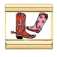 Cowboy Boots Italian Charm