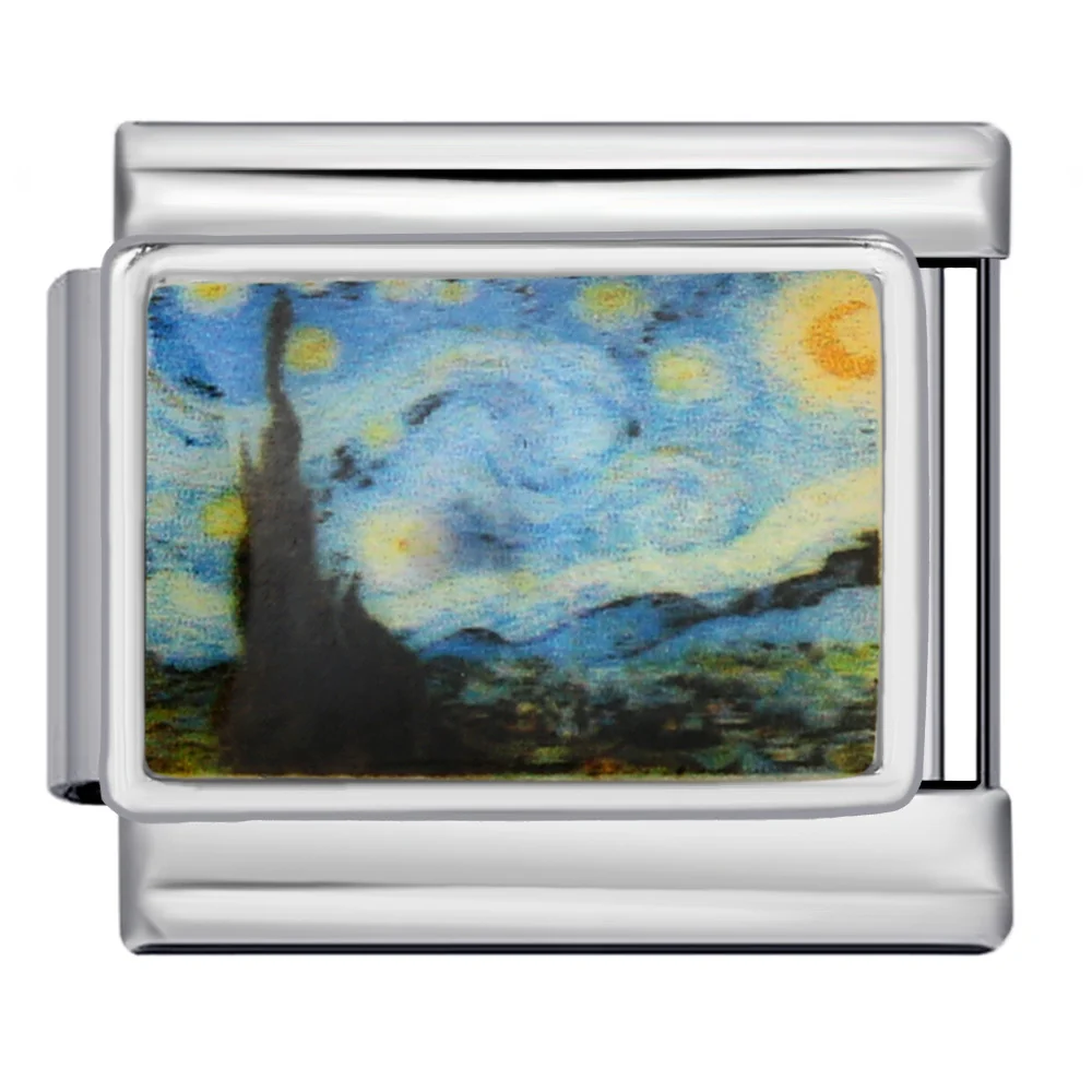 Starry Night Italian Charm