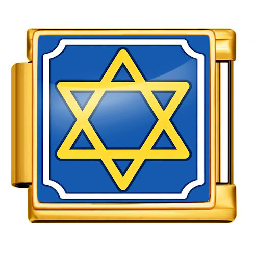 Star of David Gold Italian Charm