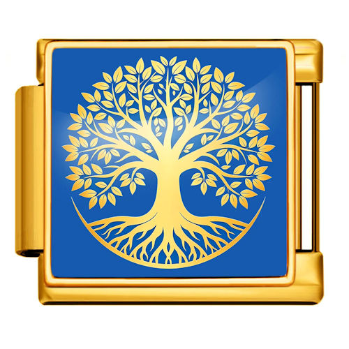 Tree of Life Gold Italian Charm