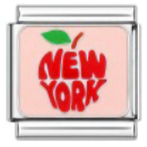 NY Big Apple Italian Charm
