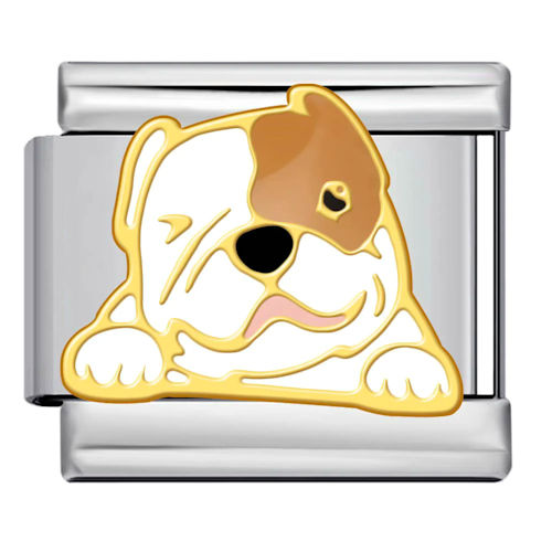 Bulldog Italian Charm