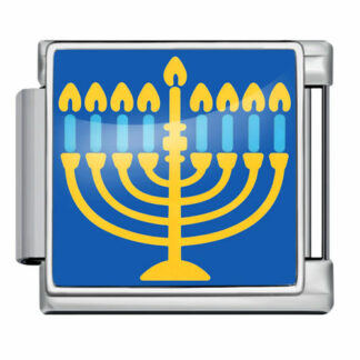 Menorah Italian Charm