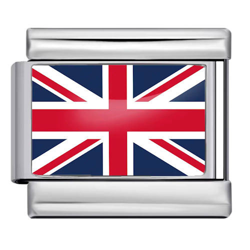 British Flag Italian Charm